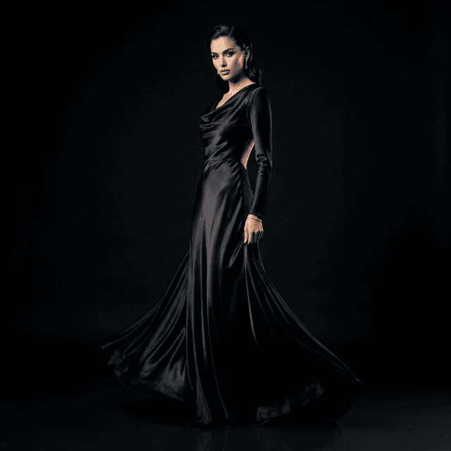 Королевское Шелковое Платье 0